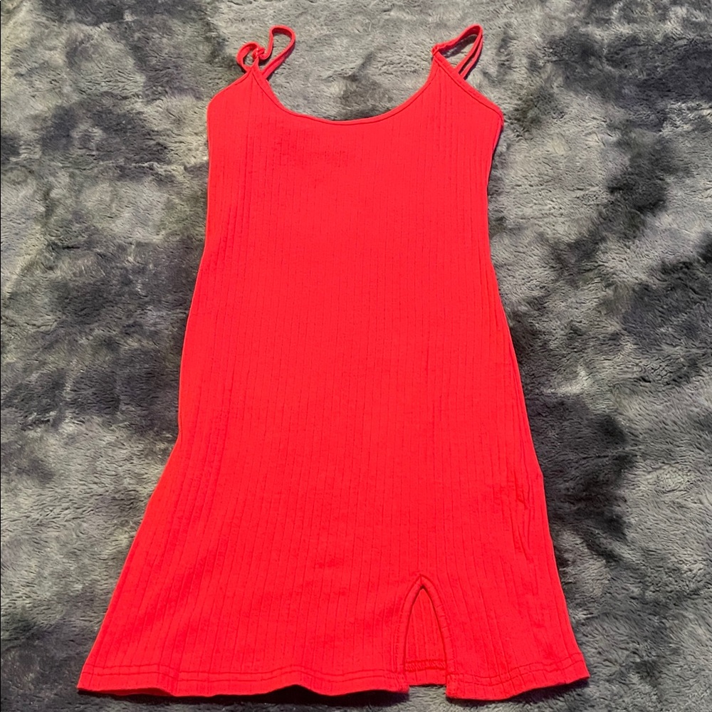 SHEIN Red Bodycon Mini Dress